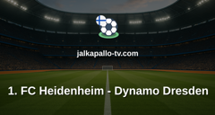 Bundesliga 2: 1. FC Heidenheim - Dynamo Dresden