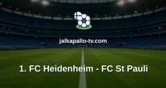 Bundesliga: 1. FC Heidenheim - FC St Pauli