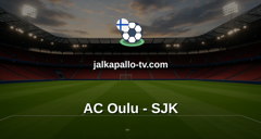 Veikkausliiga: AC Oulu - SJK