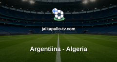FIFA:n MM-kisat: Argentiina - Algeria