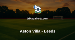 Valioliiga: Aston Villa - Leeds