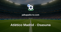 La Liga: Atlético Madrid - Osasuna