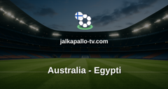 FIFA:n MM-kisat: Australia - Egypti