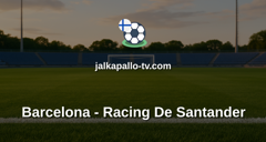 La Liga: Barcelona - Racing De Santander
