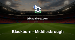Championship: Blackburn - Middlesbrough