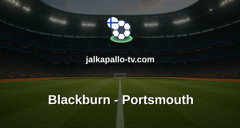 Championship: Blackburn - Portsmouth