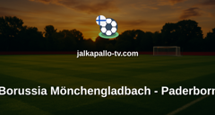 Bundesliga: Borussia Mönchengladbach - Paderborn
