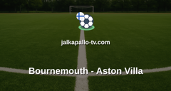 Englannin Liigacup: Bournemouth - Aston Villa