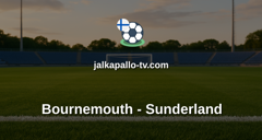 Valioliiga: Bournemouth - Sunderland