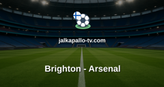 Valioliiga: Brighton - Arsenal