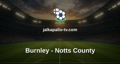 Englannin Liigacup: Burnley - Notts County