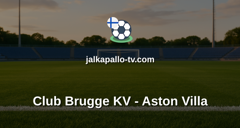 Champions League: Club Brugge KV - Aston Villa