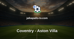 Englannin Liigacup: Coventry - Aston Villa
