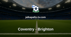 Valioliiga: Coventry - Brighton