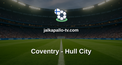 Valioliiga: Coventry - Hull City