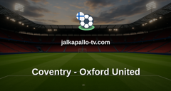 Championship: Coventry - Oxford United