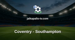 Championship: Coventry - Southampton