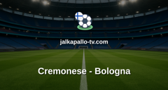 Serie A: Cremonese - Bologna