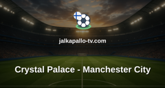Valioliiga: Crystal Palace - Manchester City