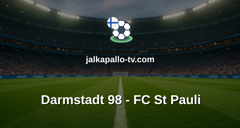 Bundesliga 2: Darmstadt 98 - FC St Pauli