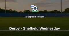 Championship: Derby - Sheffield Wednesday