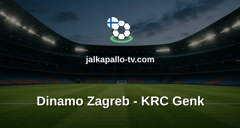 Eurooppa-liiga: Dinamo Zagreb - KRC Genk