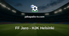 Veikkausliiga: FF Jaro - HJK Helsinki