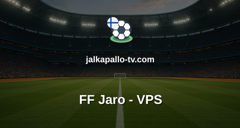 Veikkausliiga: FF Jaro - VPS