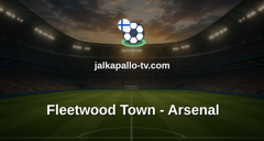 Englannin Liigacup: Fleetwood Town - Arsenal