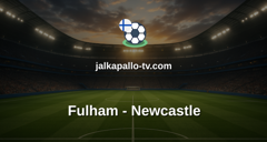 Valioliiga: Fulham - Newcastle