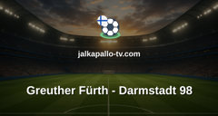 Bundesliga 2: Greuther Fürth - Darmstadt 98