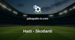 FIFA:n MM-kisat: Haiti - Skotlanti