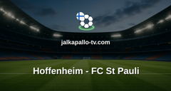 Bundesliga: Hoffenheim - FC St Pauli