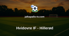 Tanskan 1. divisioona: Hvidovre IF - Hillerød