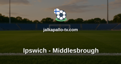 Championship: Ipswich - Middlesbrough