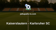 Bundesliga 2: Kaiserslautern - Karlsruher SC