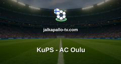 Veikkausliiga: KuPS - AC Oulu