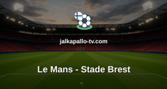 Ligue 1: Le Mans - Stade Brest