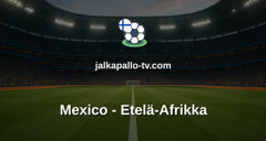 FIFA:n MM-kisat: Mexico - Etelä-Afrikka