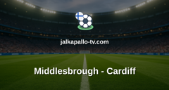 Championship: Middlesbrough - Cardiff