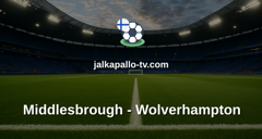Championship: Middlesbrough - Wolverhampton