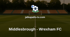 Englannin Liigacup: Middlesbrough - Wrexham FC