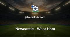 Valioliiga: Newcastle - West Ham