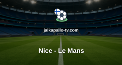Ligue 1: Nice - Le Mans