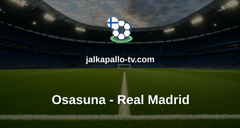 La Liga: Osasuna - Real Madrid