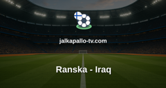 FIFA:n MM-kisat: Ranska - Iraq
