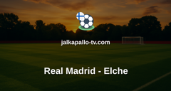 La Liga: Real Madrid - Elche