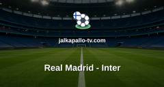 Champions League: Real Madrid - Inter
