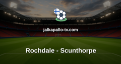 National League: Rochdale - Scunthorpe