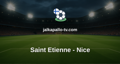 Ligue 1: Saint Etienne - Nice